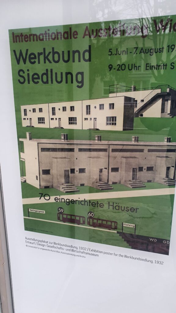 Werkbundsiedlung, 1130 Wien, auch von Ludwig Wittgenstein besucht, wovon einen Aufnahme existiert