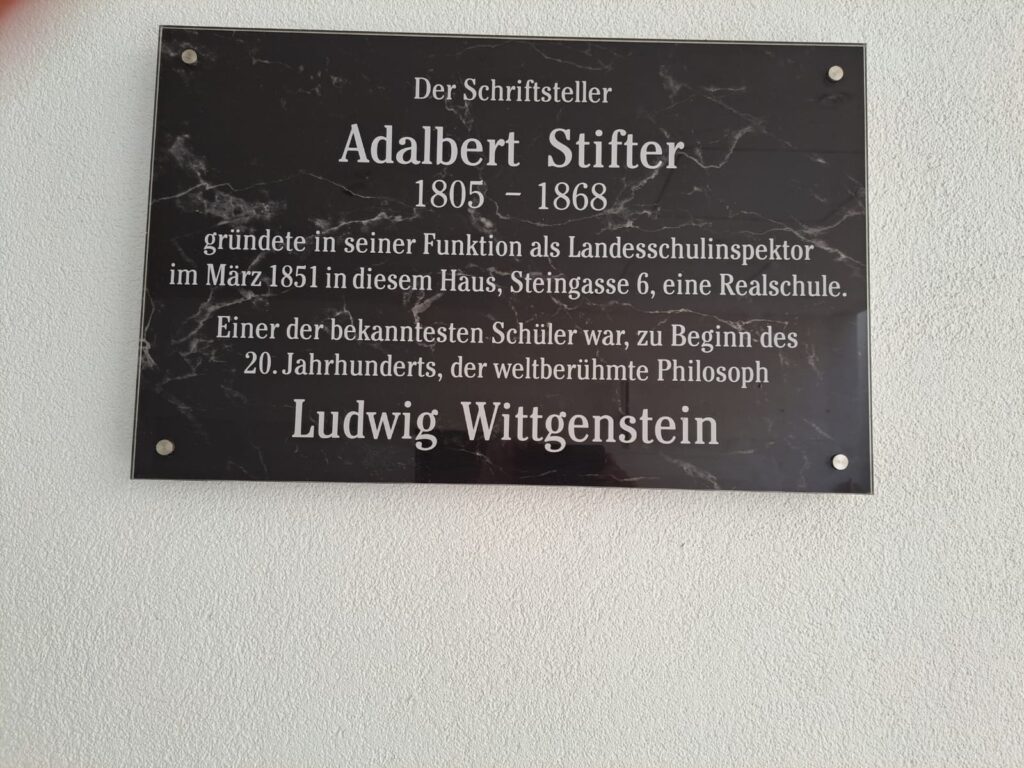 Gedenktafel Steingasse Linz, Ludwig Wittgenstein