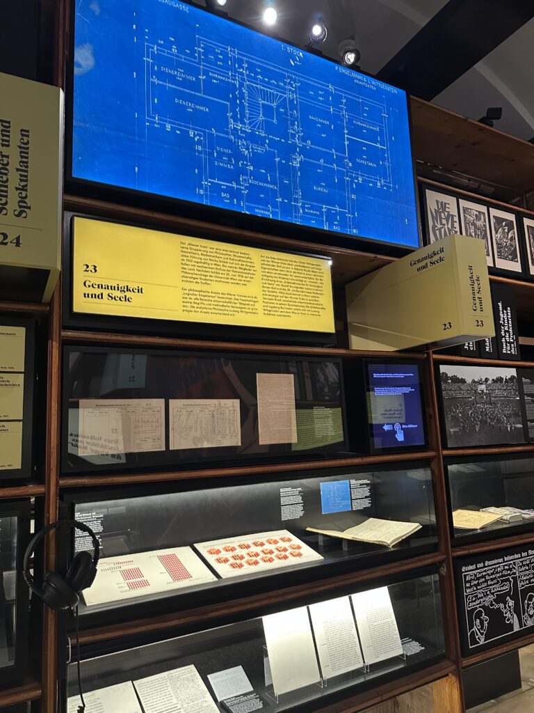 Wittgenstein Manuskript im Literaturmuseum Wien