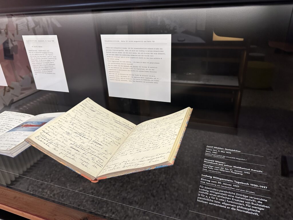 Literaturmuseum Wien, Tagebuch von Ludwig Wittgenstein 1930-1937